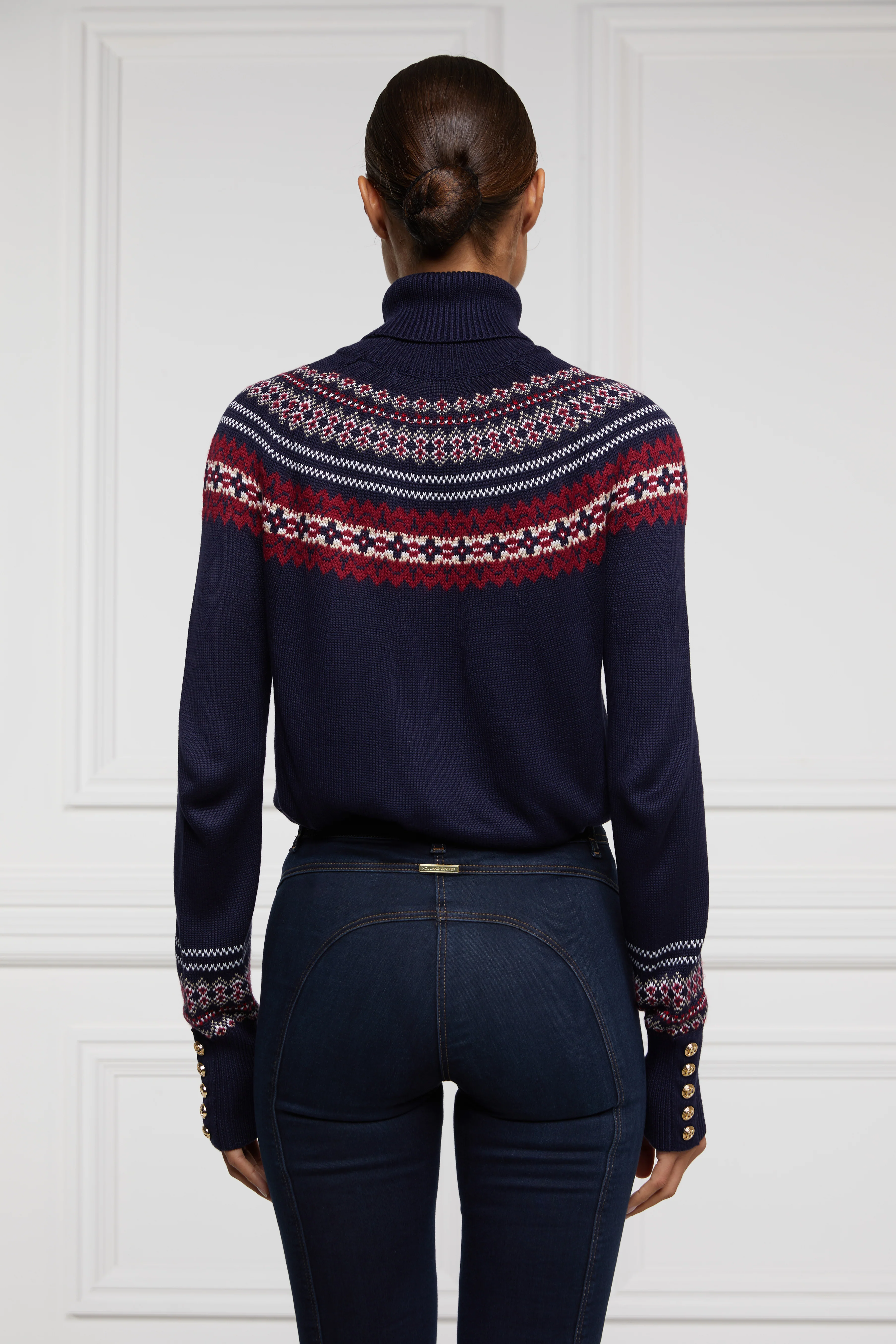 Whistler Roll Neck Knit (Ink Navy) - Image 5