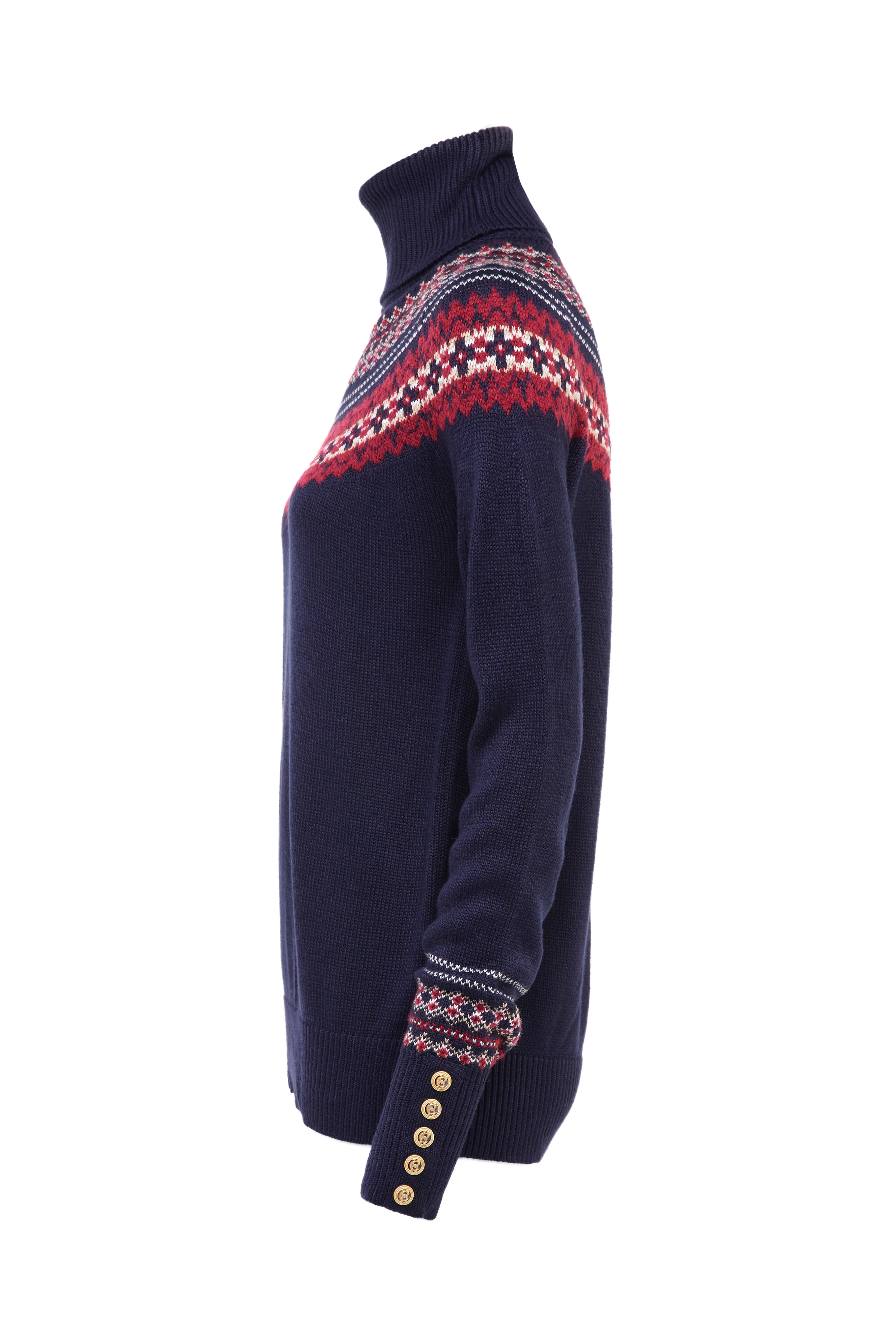 Whistler Roll Neck Knit (Ink Navy) - Image 6