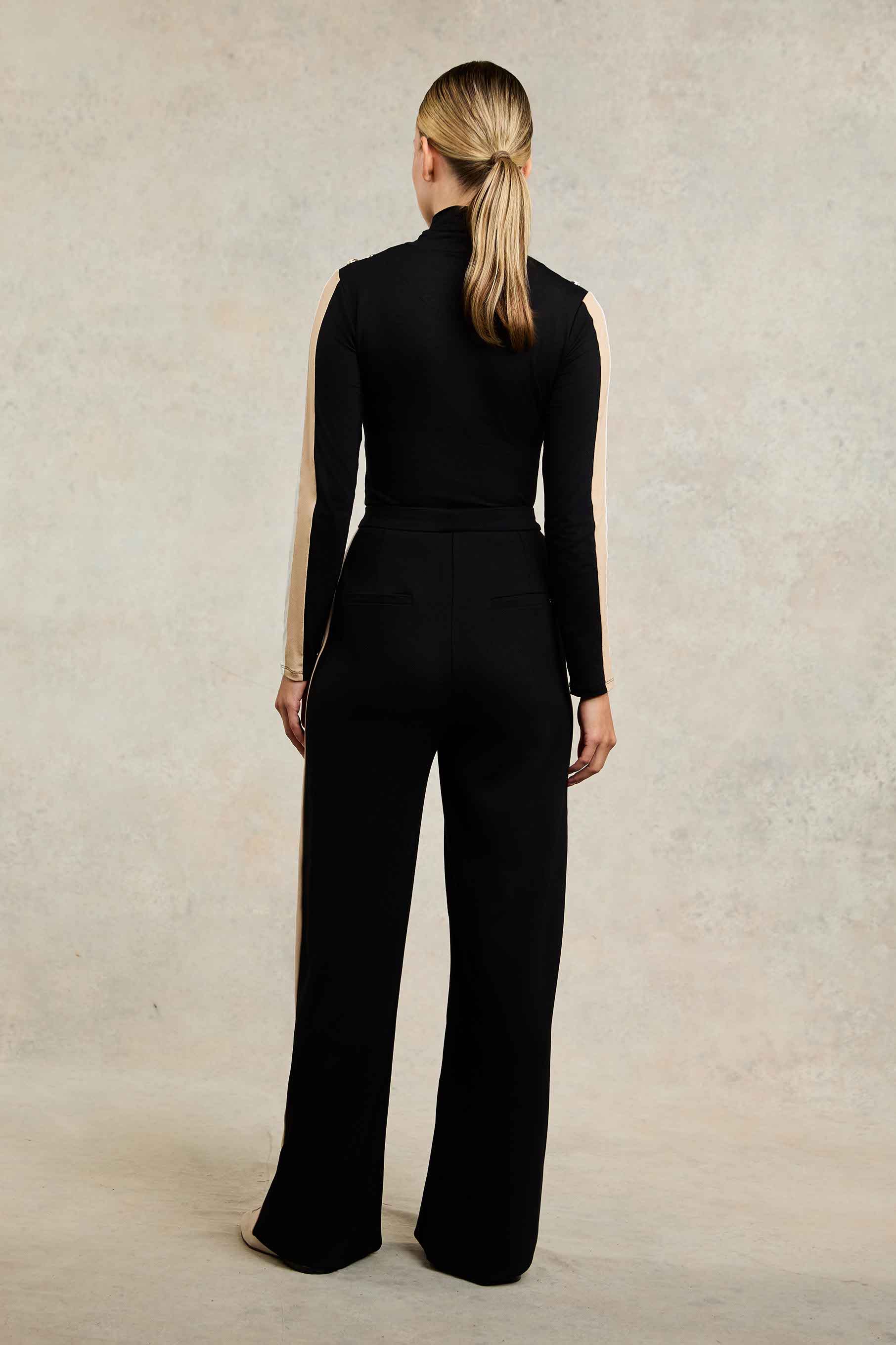 Wide Leg Pant (Black) - Image 5