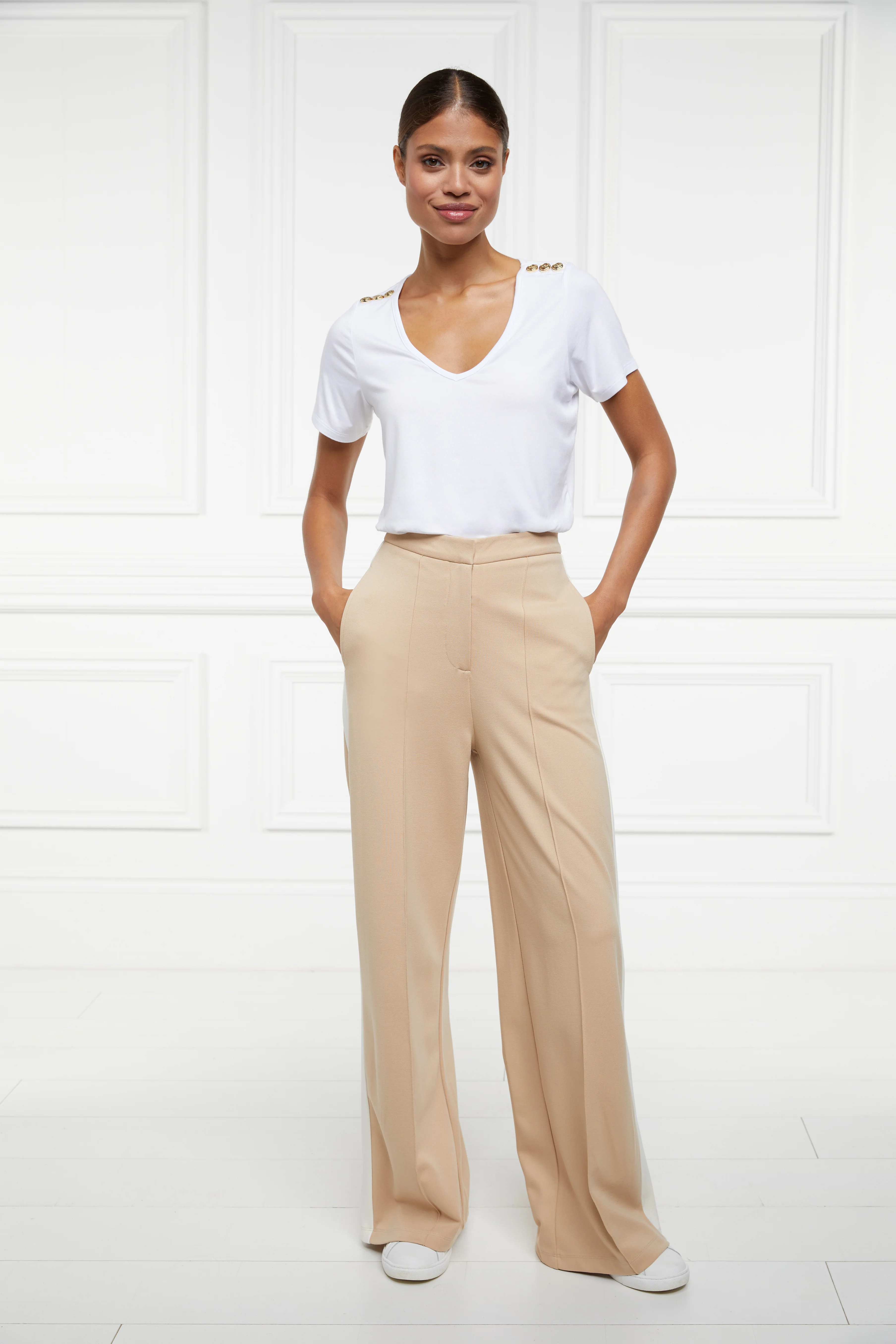 Wide Leg Pant (Camel) - Image 2