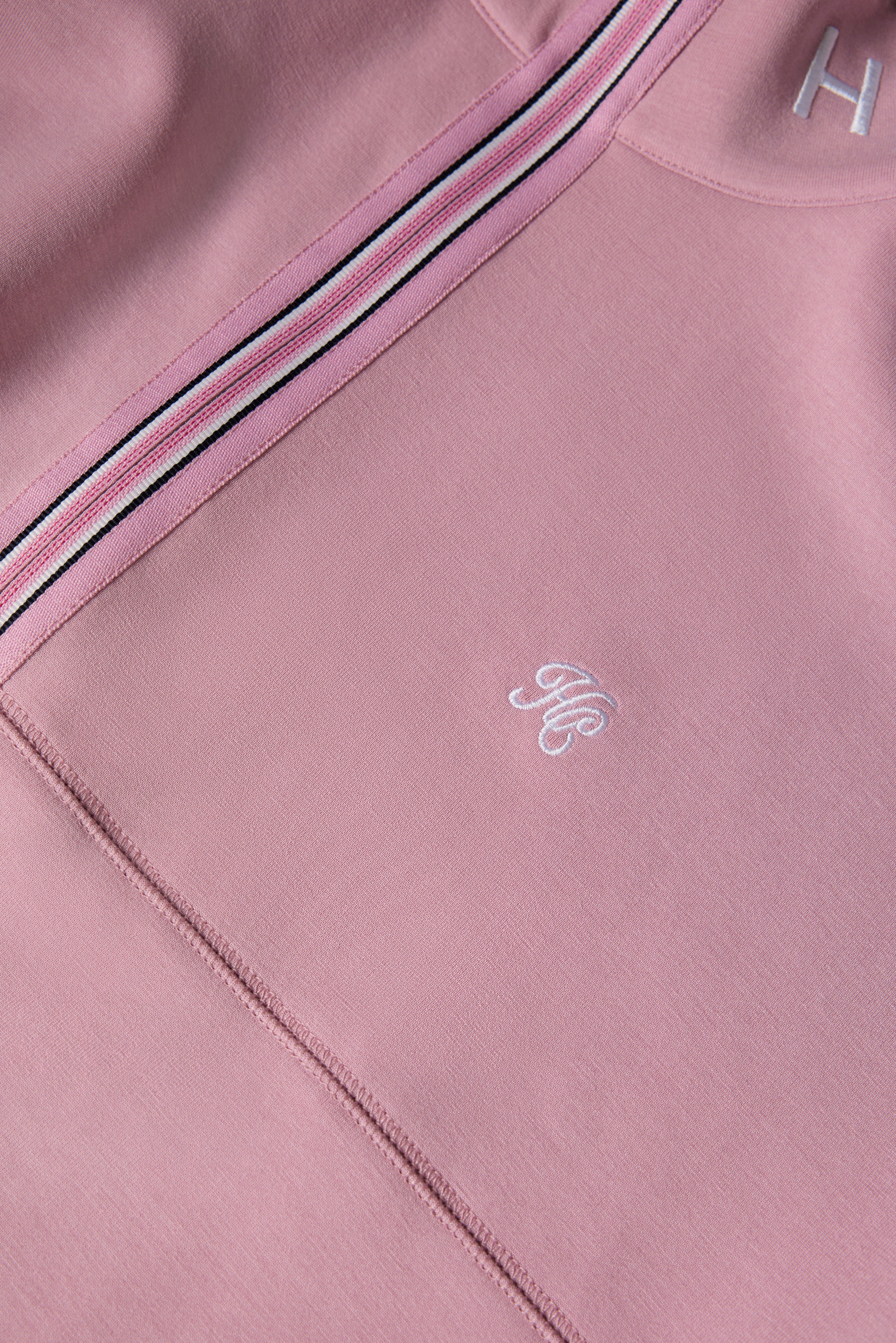 Windsor Quarter Zip Sweat (Dawn Pink) - Image 9