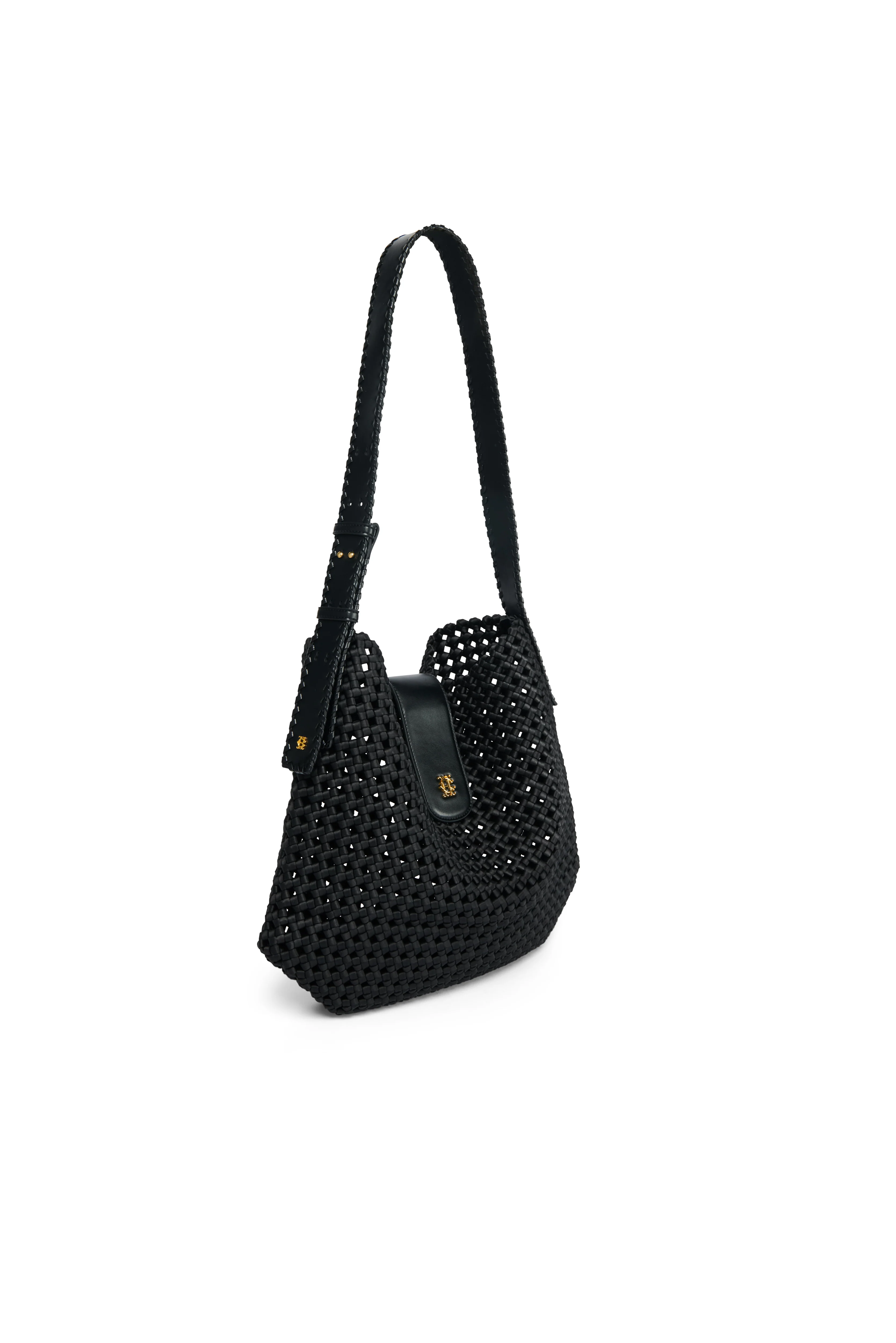 Woven Tote (Black) - Image 3