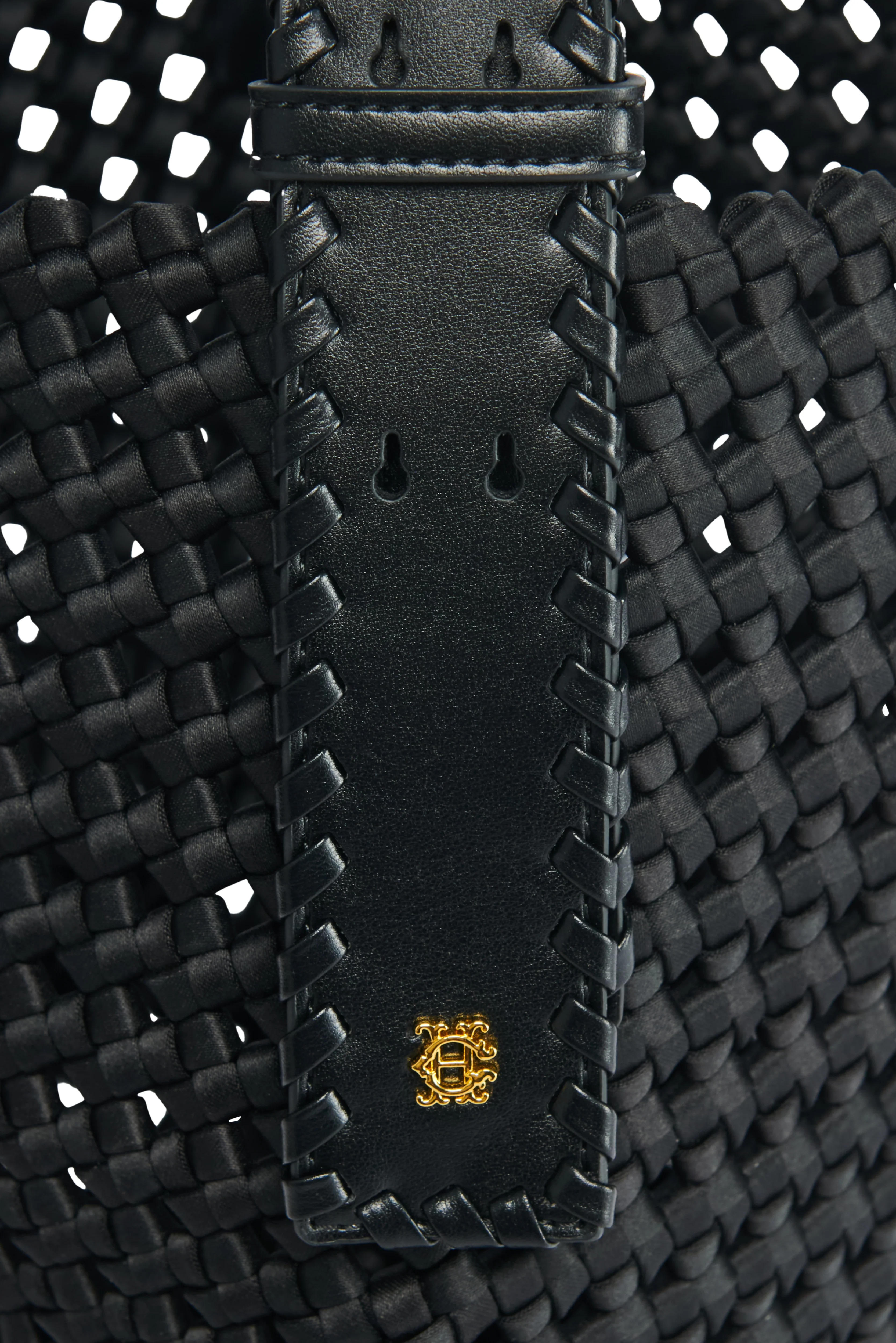 Woven Tote (Black) - Image 7