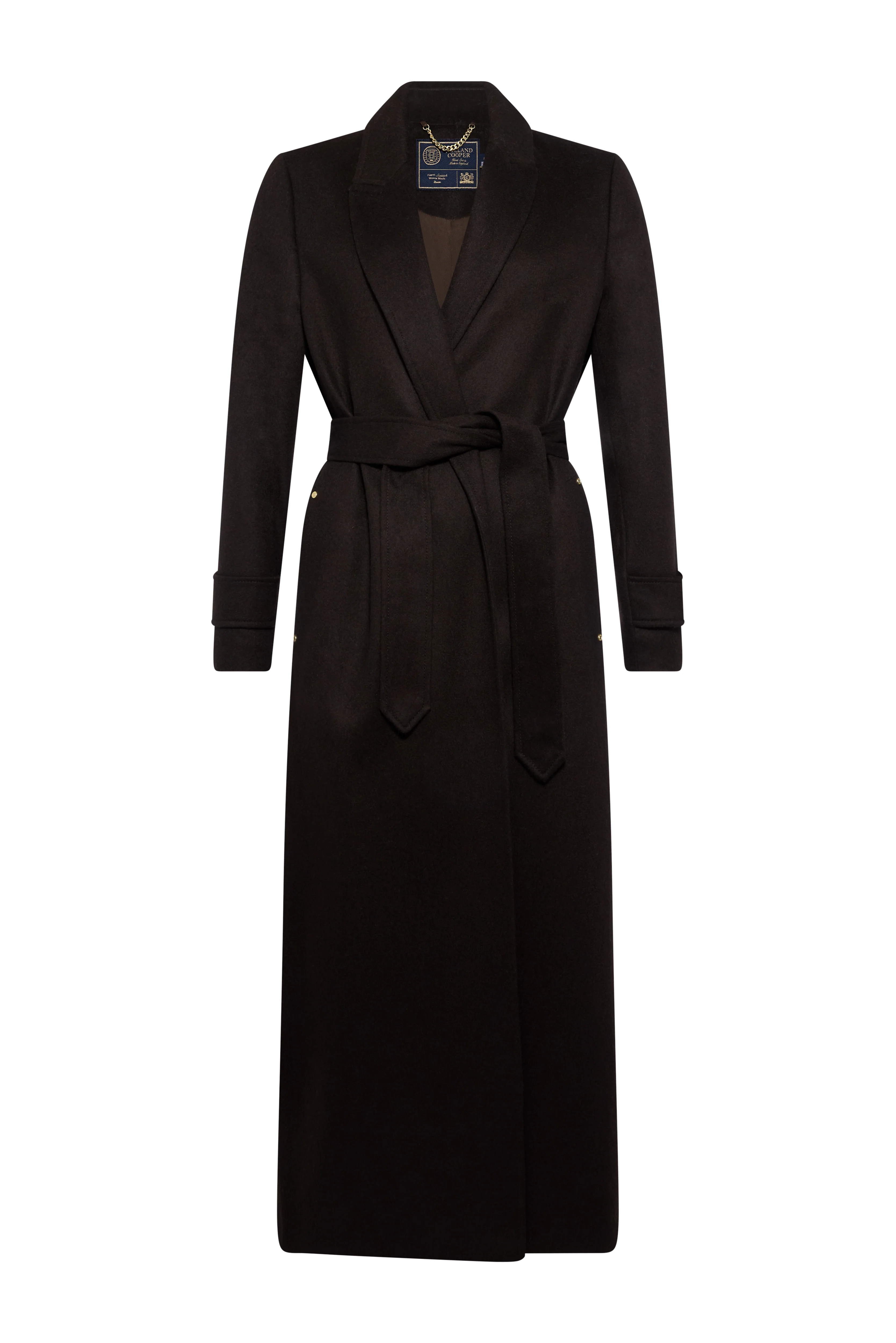 Wrap Coat (Chocolate) - Image 4