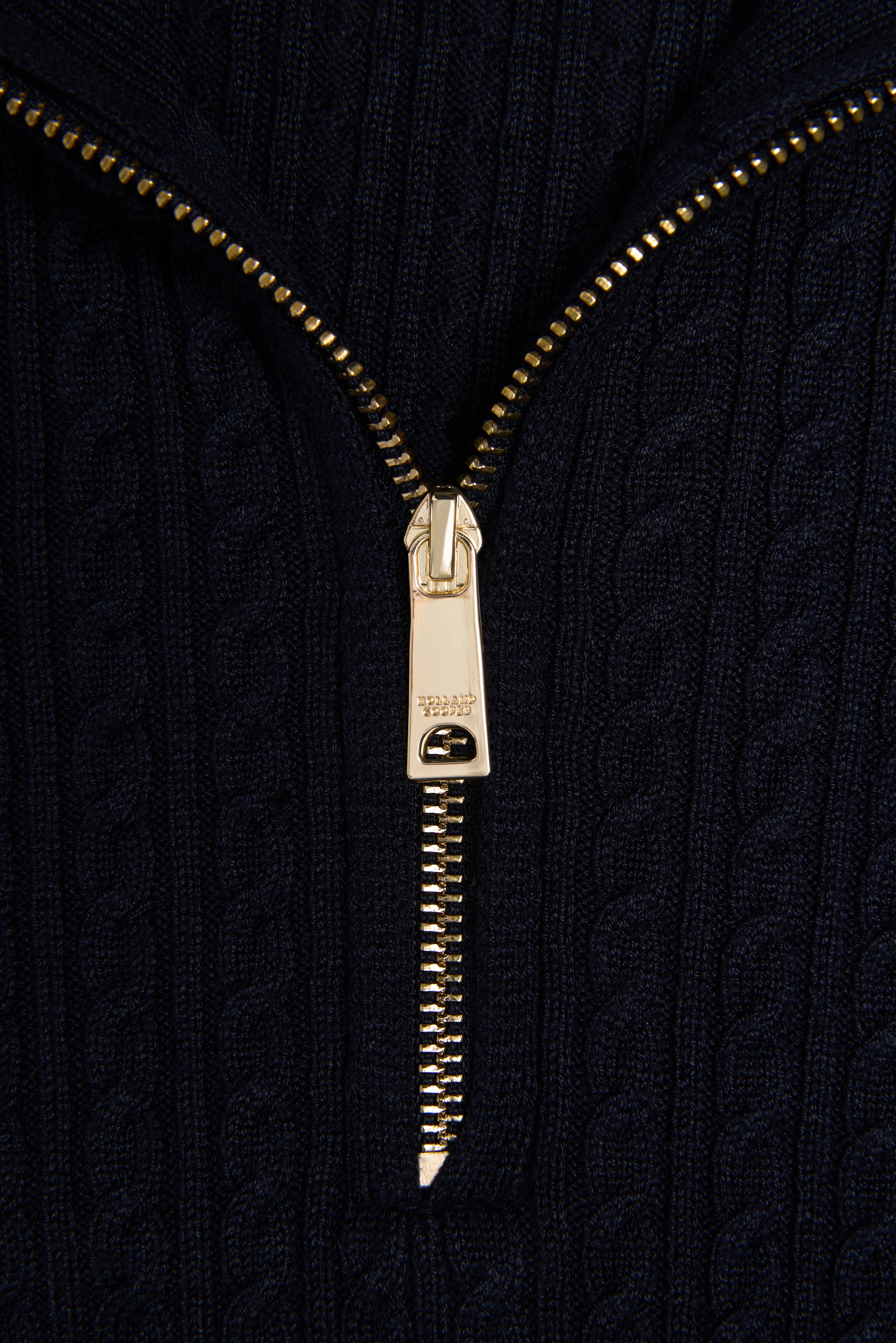 Zoe Quarter Zip Knit (Ink Navy) - Image 10