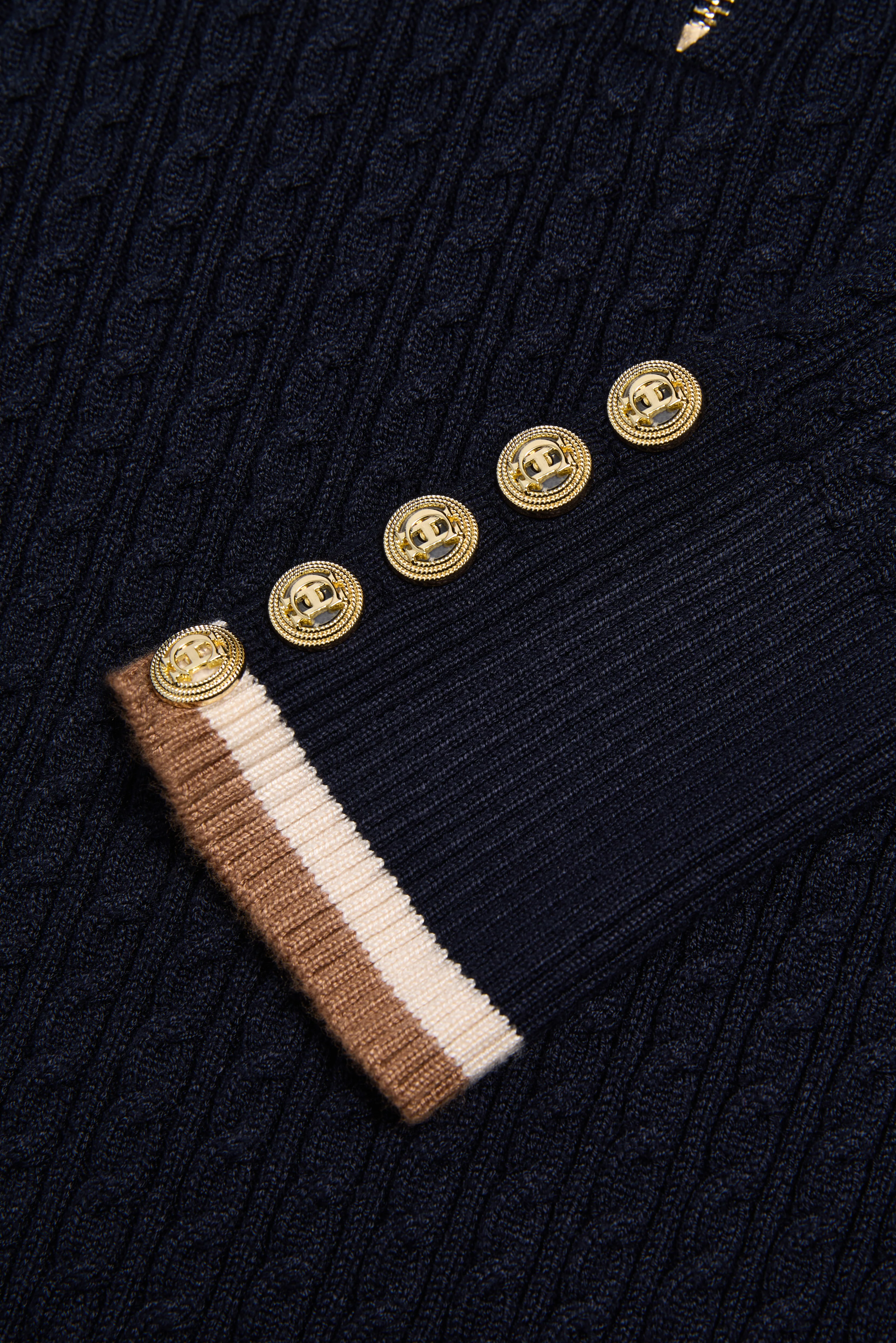 Zoe Quarter Zip Knit (Ink Navy) - Image 9