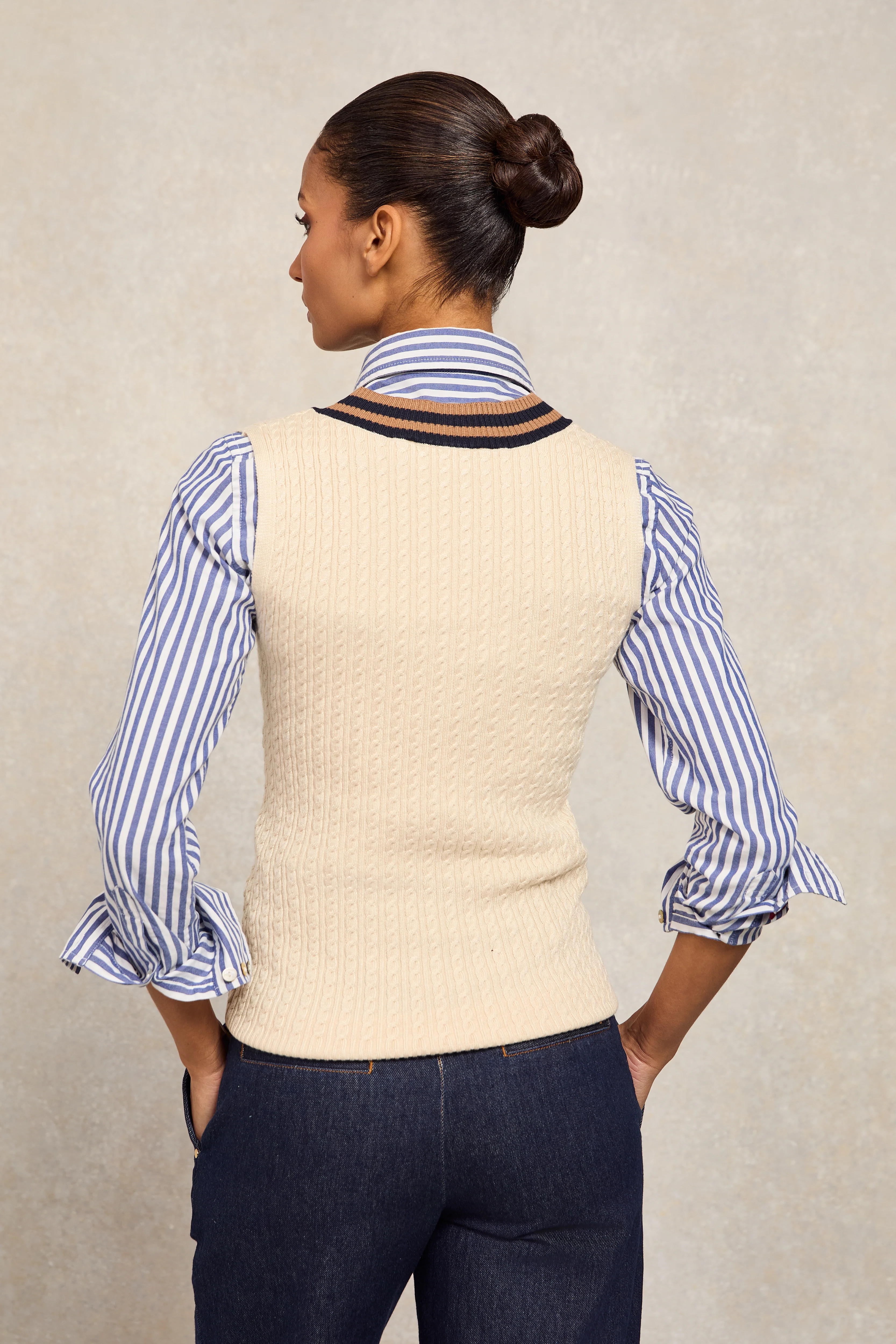 Zoe Sleeveless Tank (Almond) - Image 5